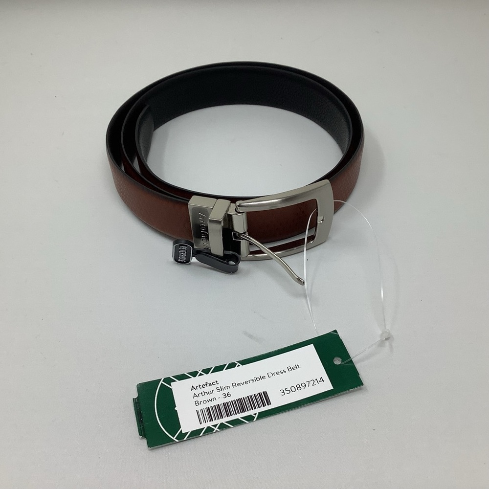 NWT Stitch Fix Artefact Arthur Slim Reversible Dress Belt
